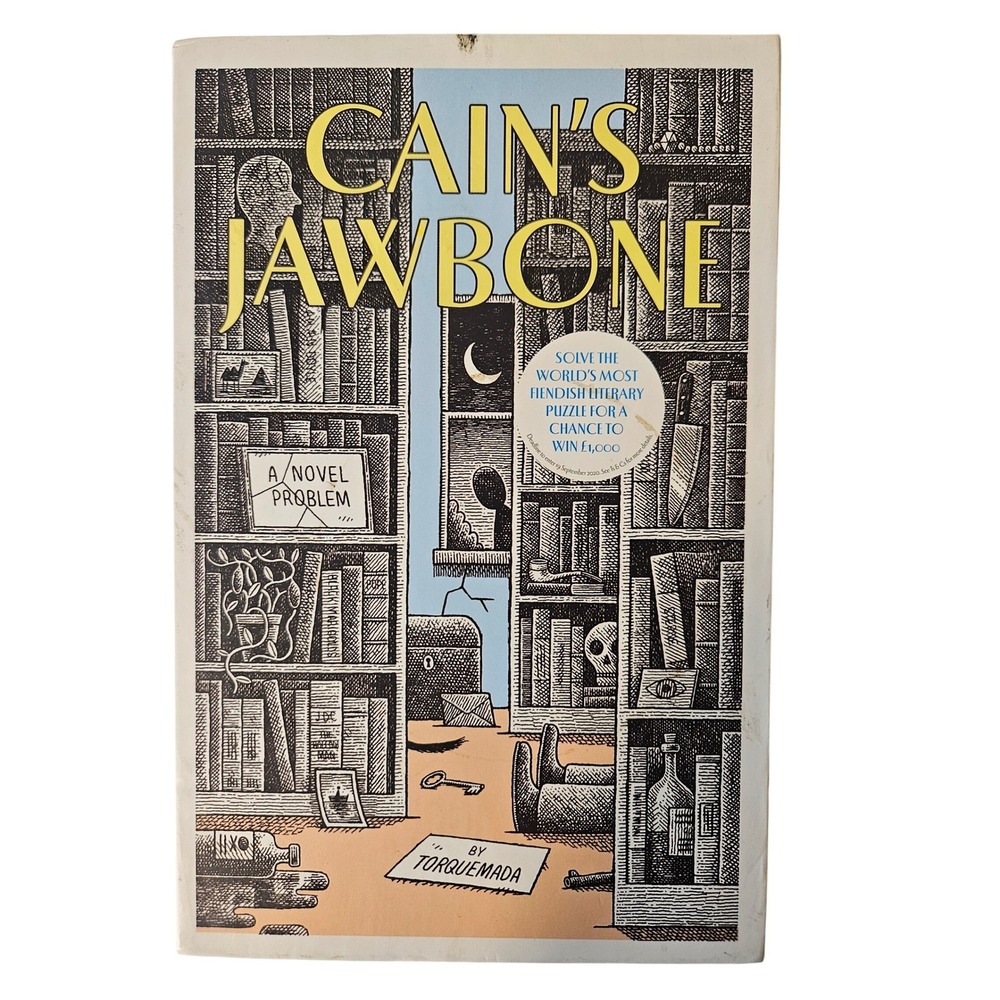Cain's Jawbone Torquemada Literary Murder Mystery Puzzle Box Set 100 Cards 2019